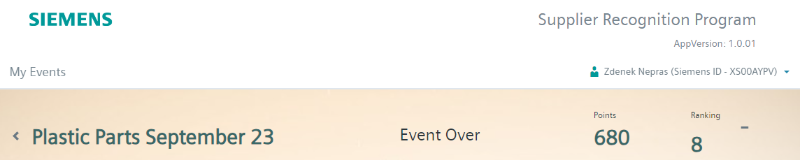 Siemens Recognition Program